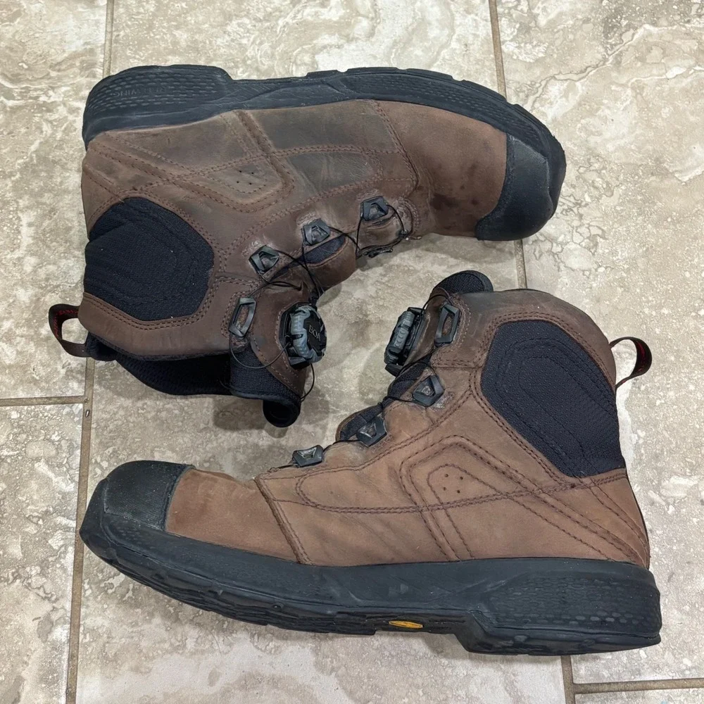 Red Wing 2452 X-Treme Lite BOA Safety Toe Work Boots Brown Mens 12 E2 Wide